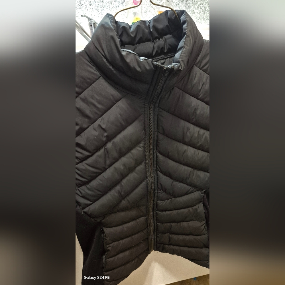 Fabletics Quilted Black Vest